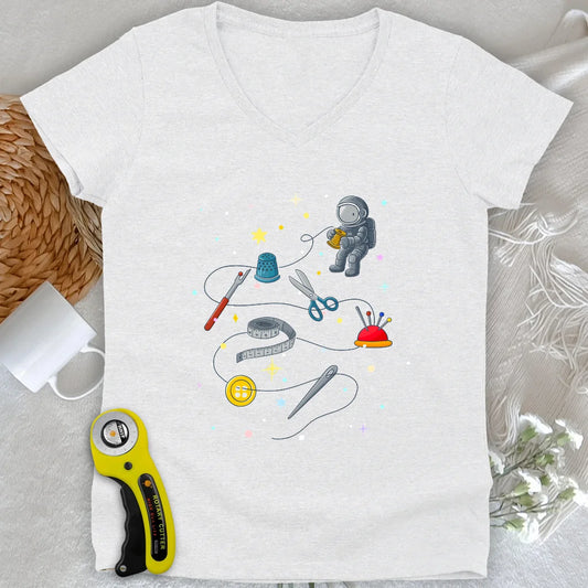 Through the Stars Lady V-neck