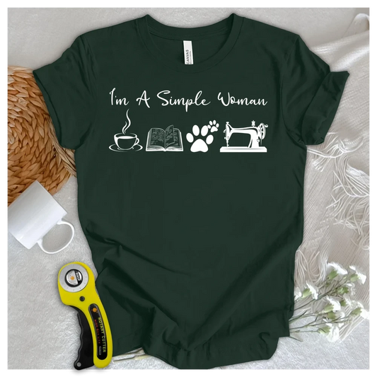 Sewing Woman T-shirt