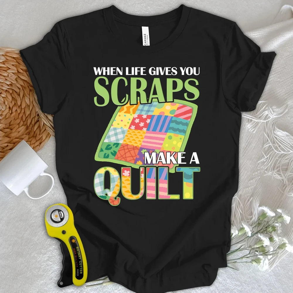 Turn Scraps To Quilt T-shirt