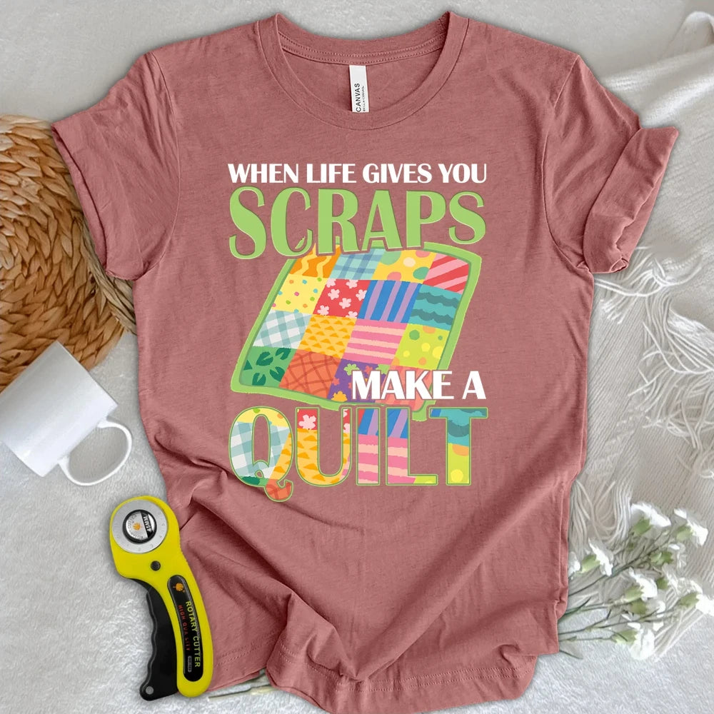 Turn Scraps To Quilt T-shirt