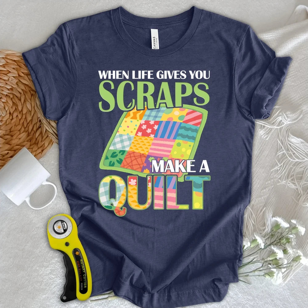 Turn Scraps To Quilt T-shirt