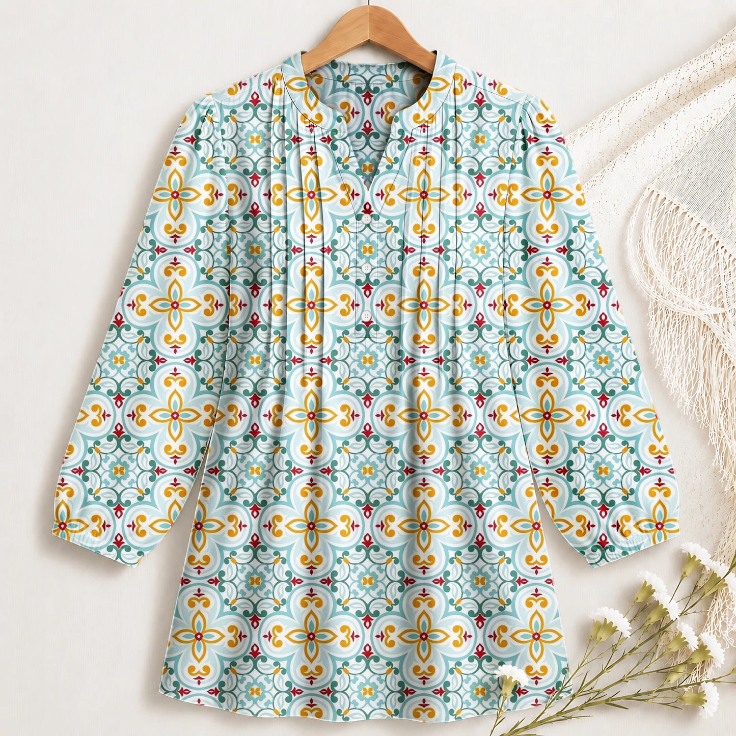 Ceramic Bloom Blouse