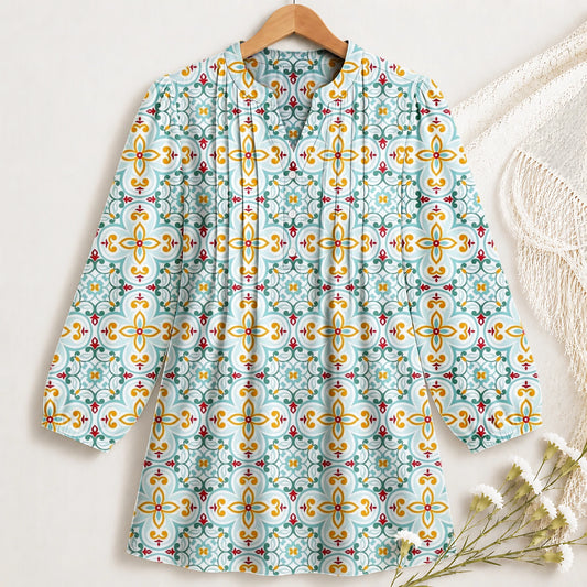 Ceramic Bloom Blouse