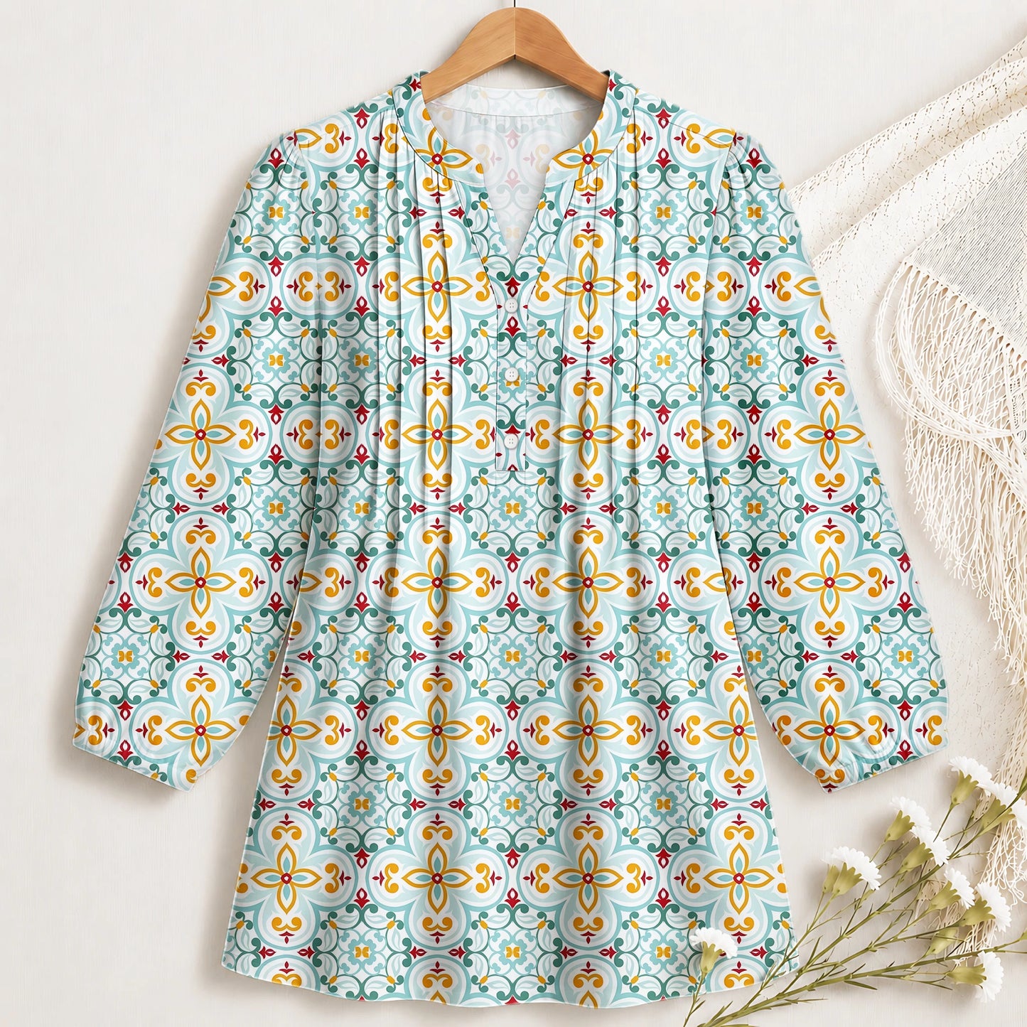 Ceramic Bloom Blouse