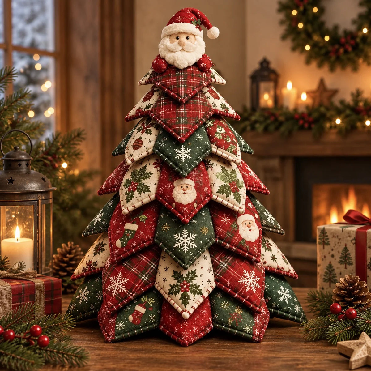 Santa Claus B Handmade Christmas Tree Kit