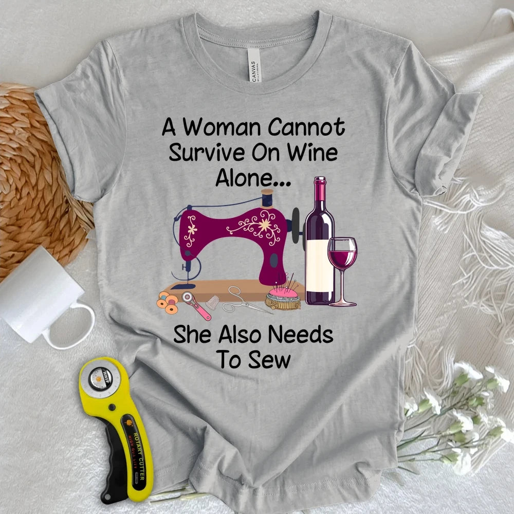 Sewing and Wining T-shirt