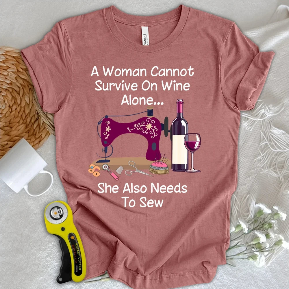 Sewing and Wining T-shirt