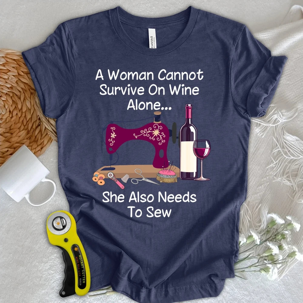 Sewing and Wining T-shirt