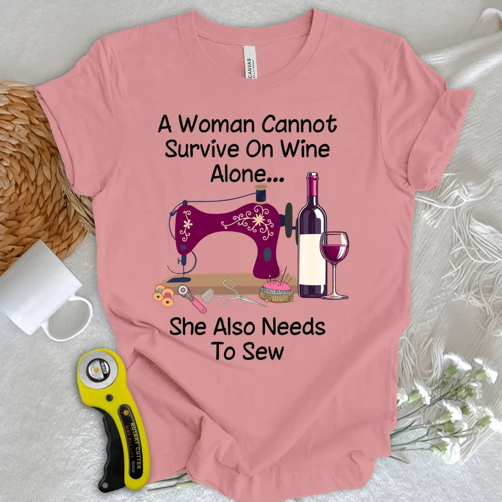 Sewing and Wining T-shirt