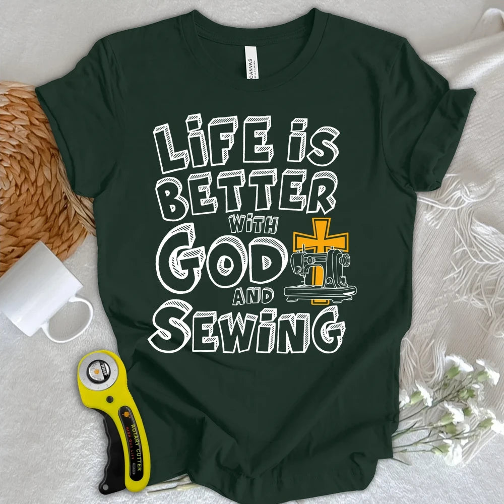 God and Sewing T-shirt