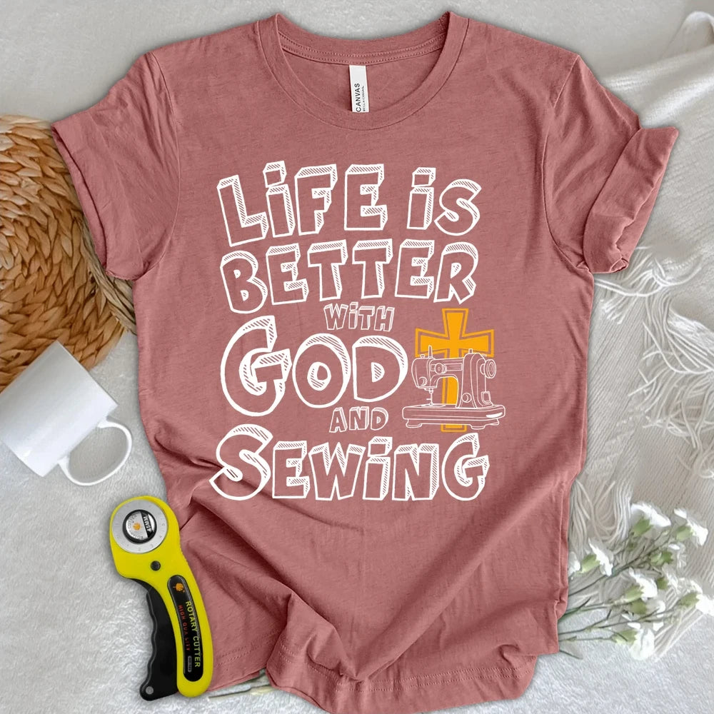 God and Sewing T-shirt