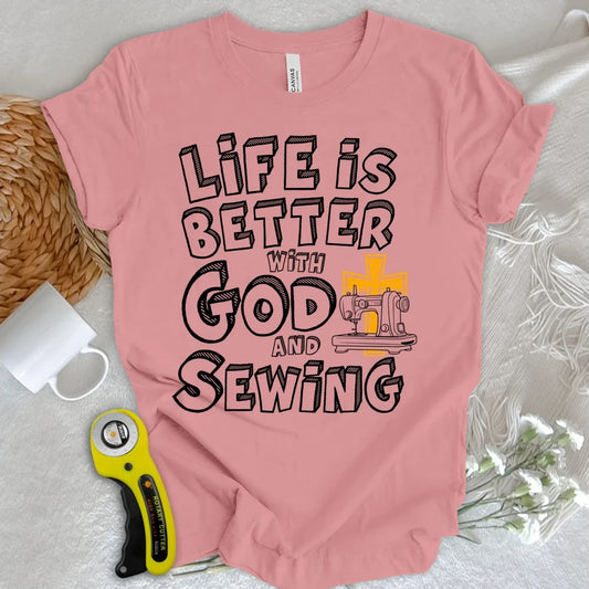 God and Sewing T-shirt