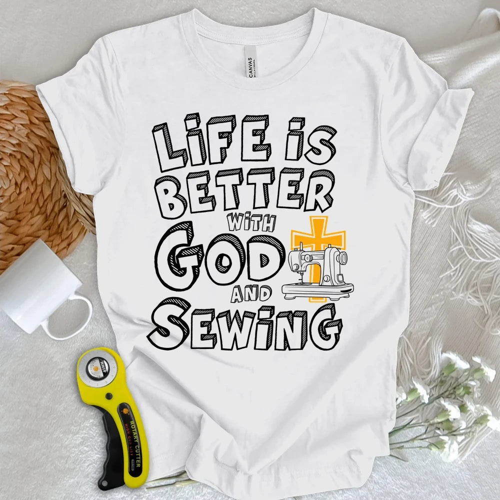 God and Sewing T-shirt