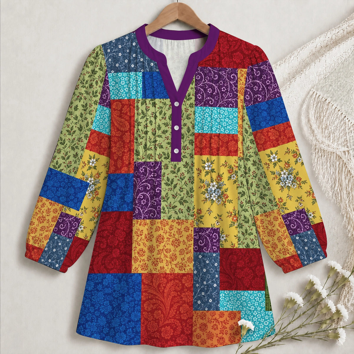 Coat of Many Colors Blouse