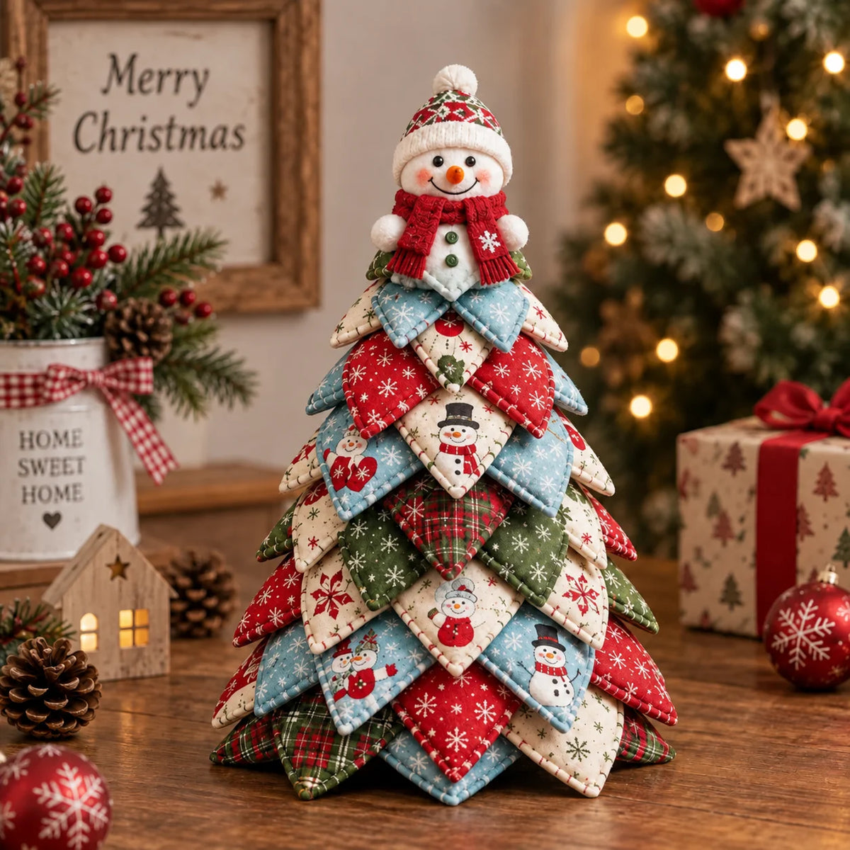 Snowman B Handmade Christmas Tree Kit