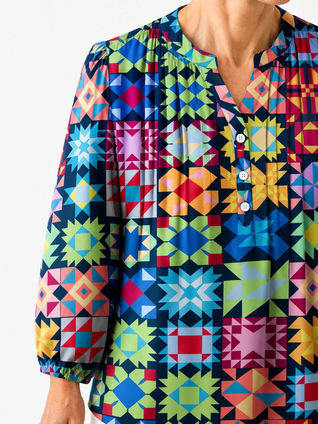 Patchwork Celebration Blouse