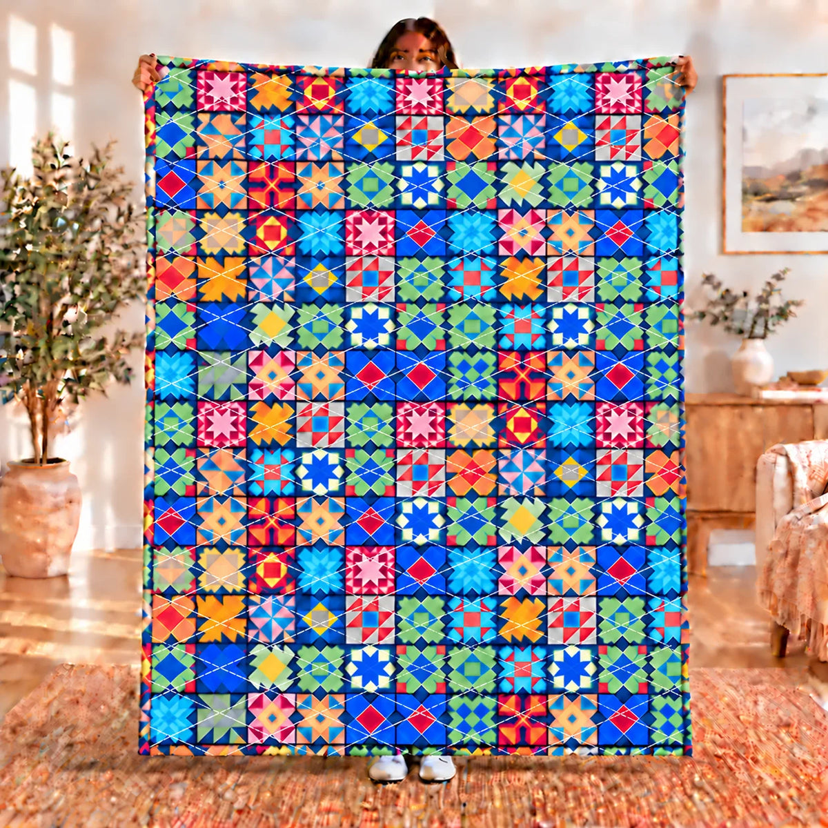 Patchwork Celebration Blanket