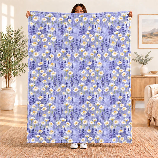 Blooming Flowers Quilt Blanket