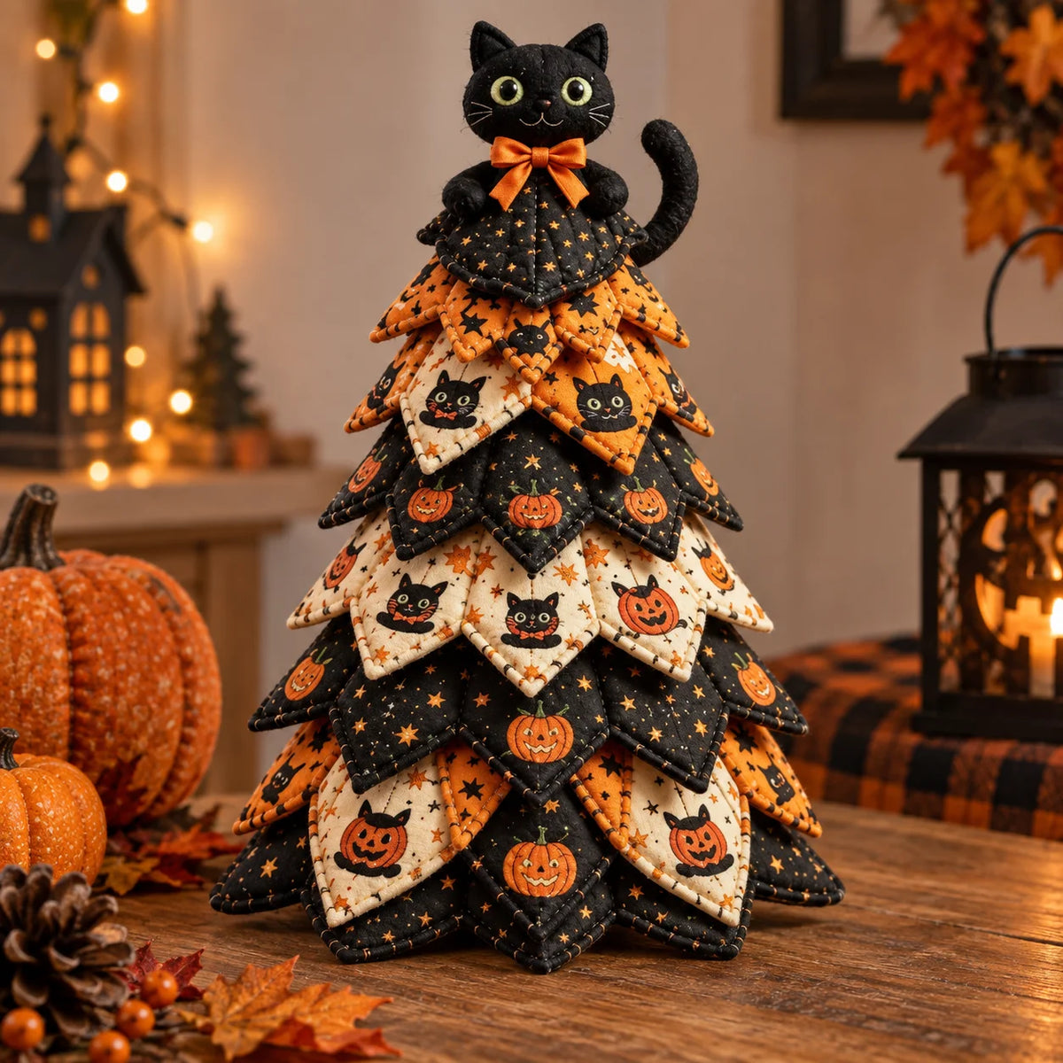 Black Cat A Handmade Christmas Tree Kit