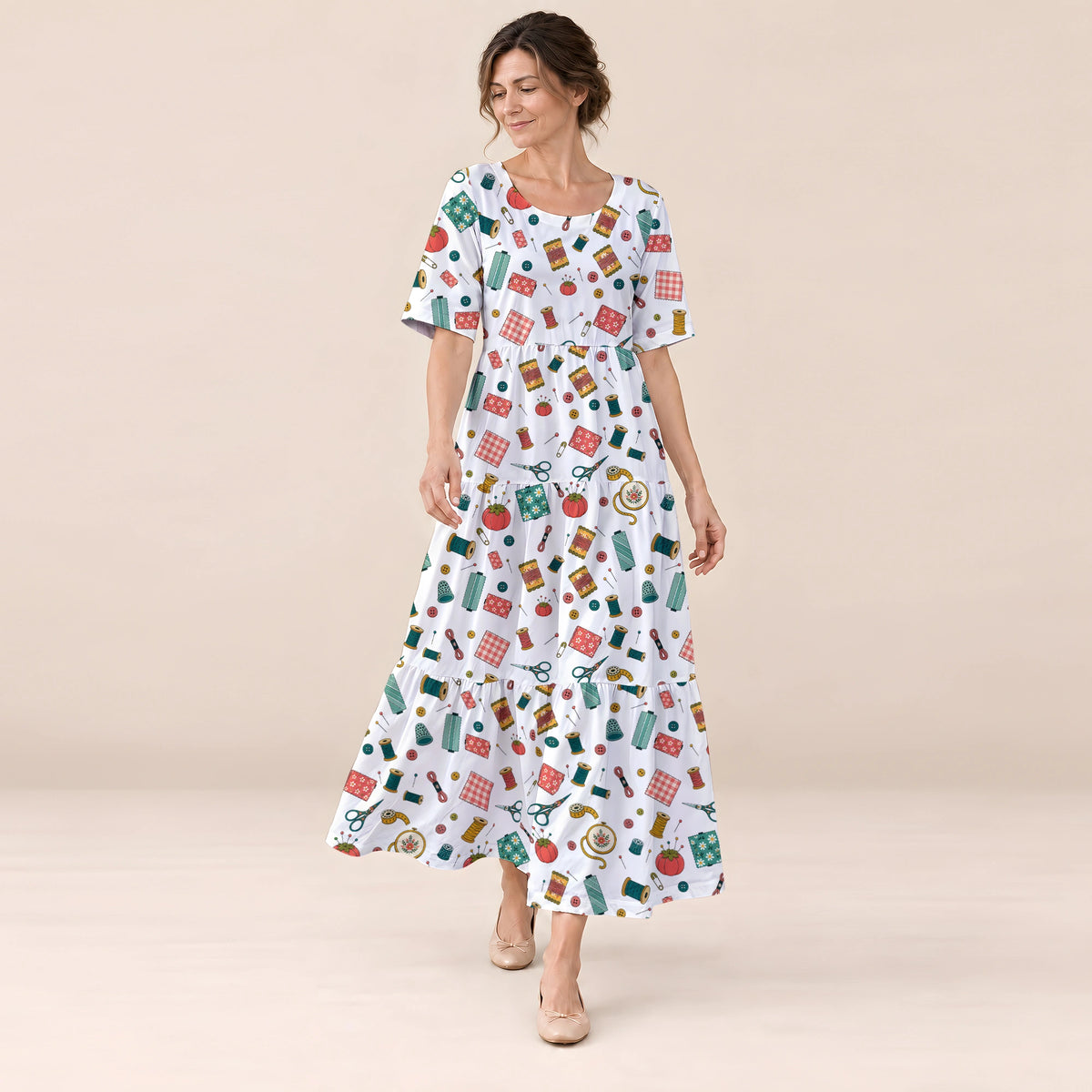 Threads Long Dress