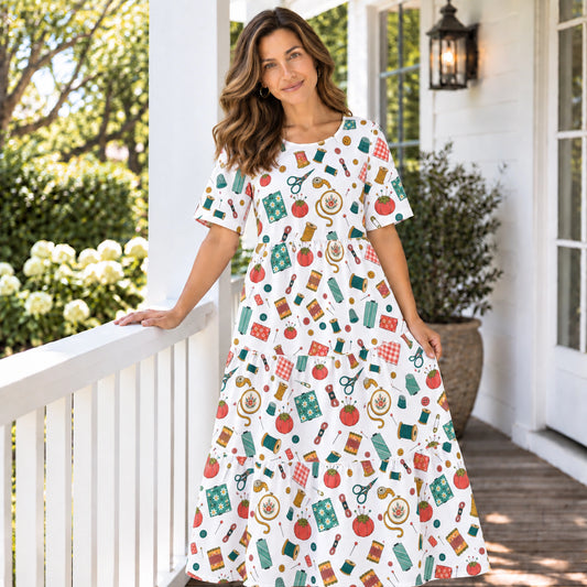 Threads Long Dress