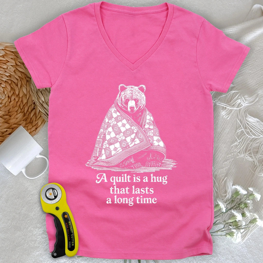 Cozy Hug Lady V-neck