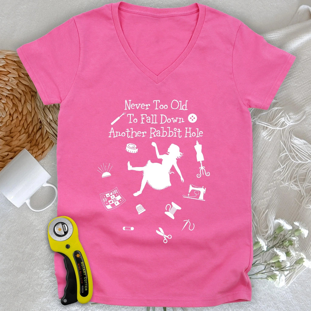 Down The Rabbit Hole V-neck