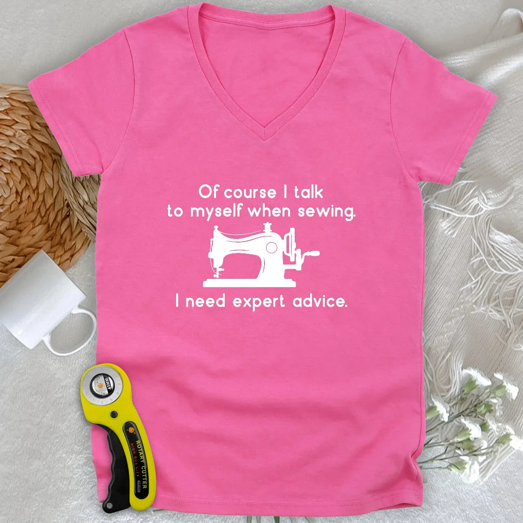 Expert Advice Lady V-neck