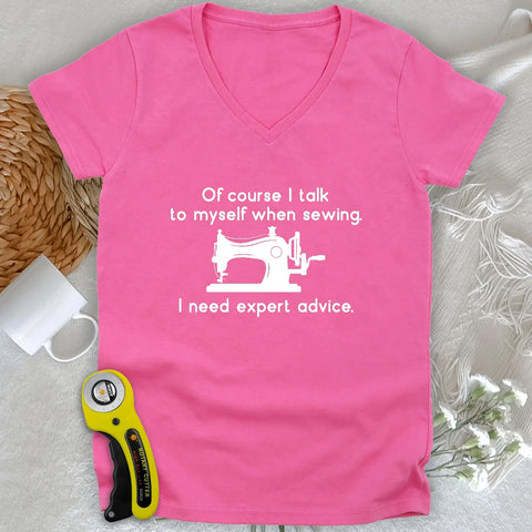 Maglia da donna con scollo a V “Consigli degli esperti”