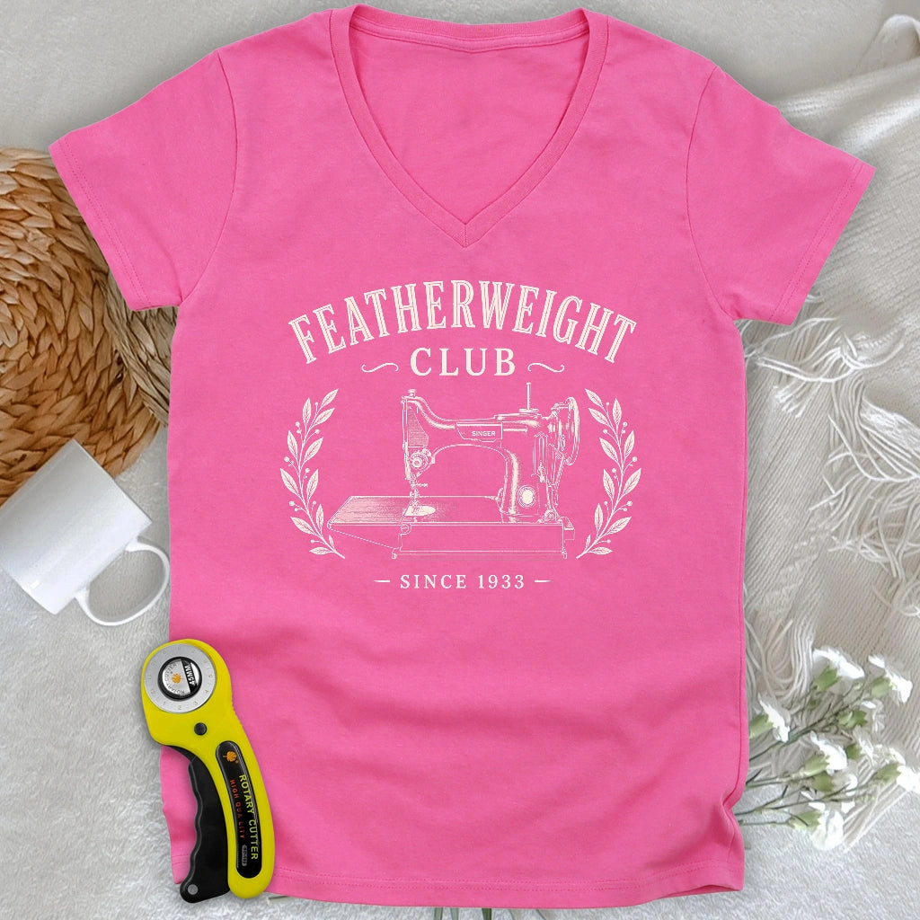 Featherweight Club Lady V-neck