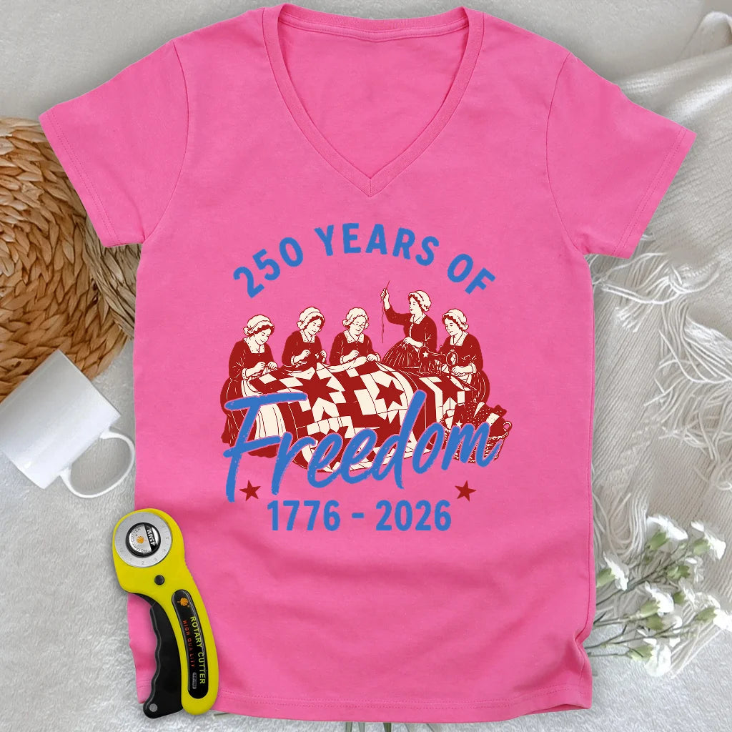 Freedom Quilting Bee Lady V-neck