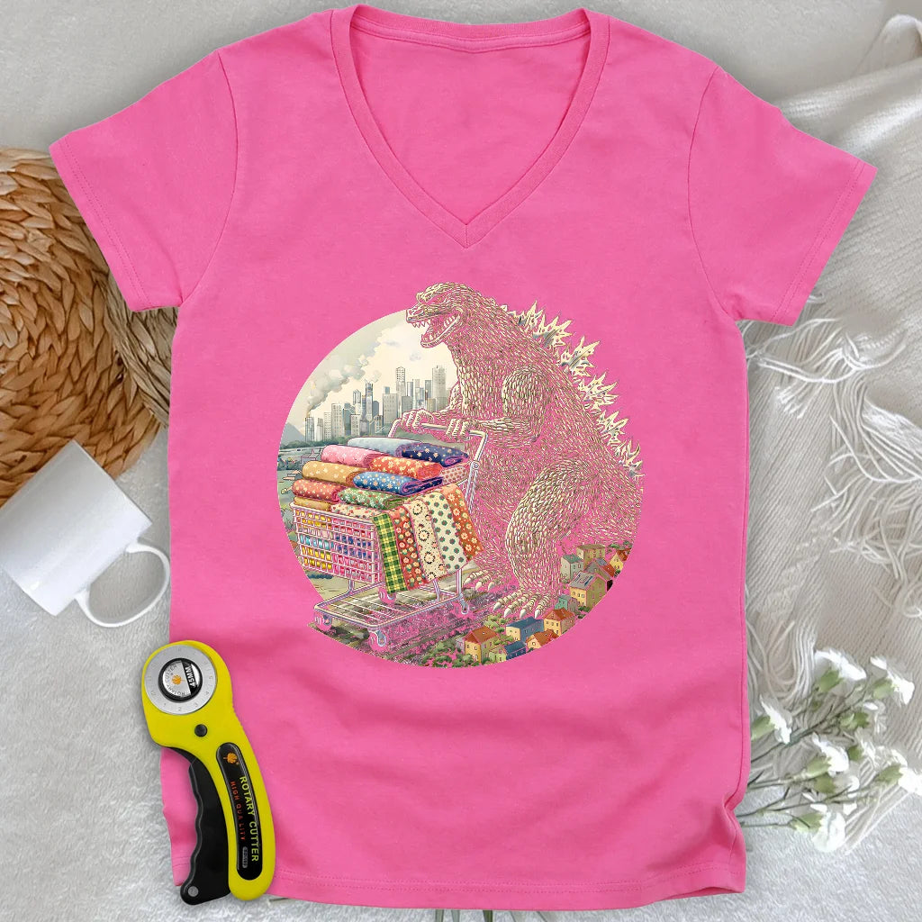 Hoardzilla Lady V-neck