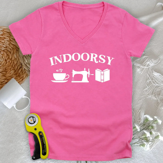 Indoorsy Lady V-neck