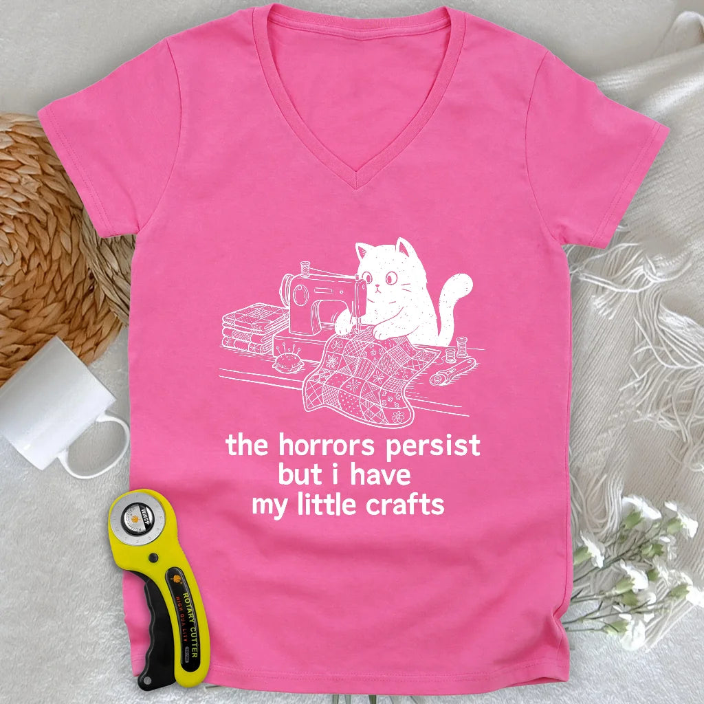 Little Crafts contre le monde - Col en V pour femme