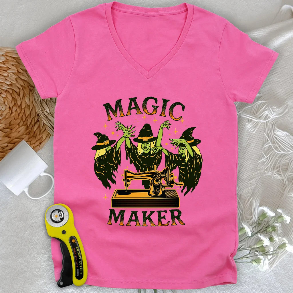 Magic Maker Lady V-neck