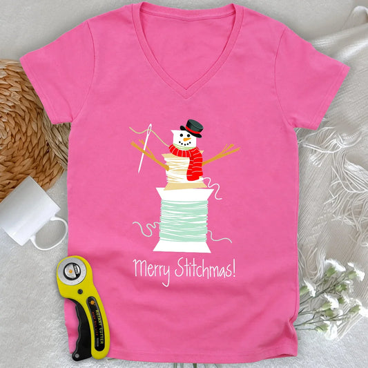Merry Stitchmas! Lady V-neck
