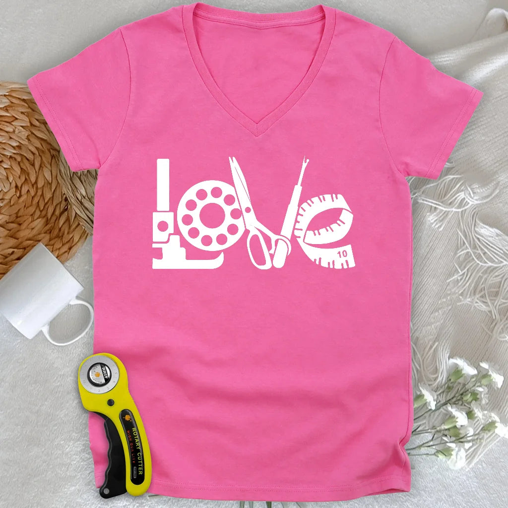 Sew In Love Lady V-neck