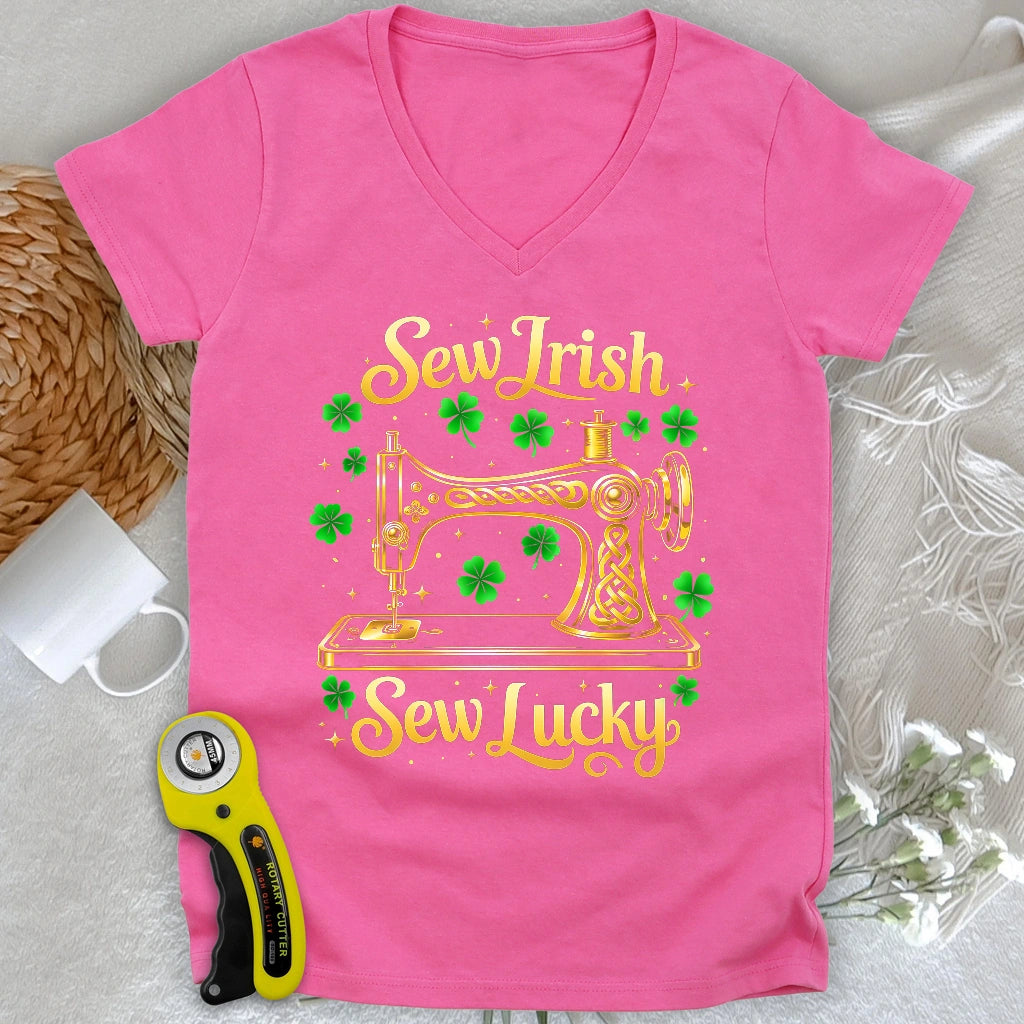 Sew Lucky Lady Col en V