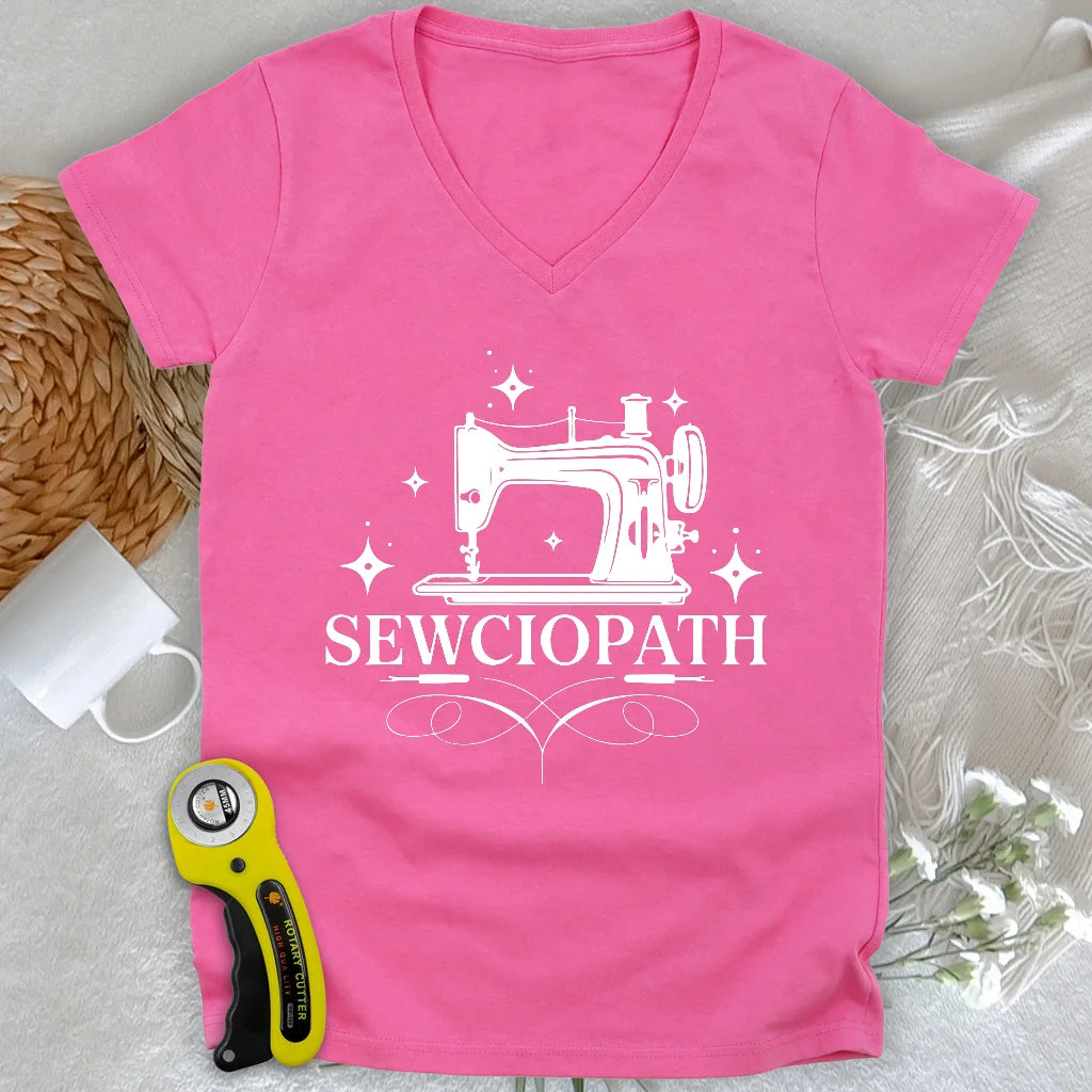 Sewciopath Lady V-neck