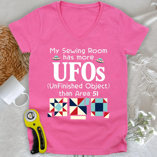 Sewing UFOs Lady V-neck