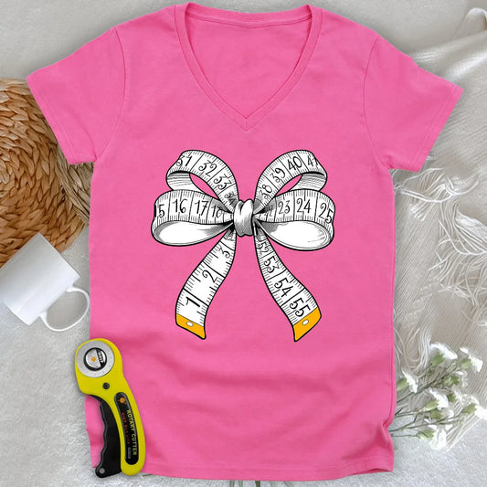 Tailor’s Bow Lady V-neck