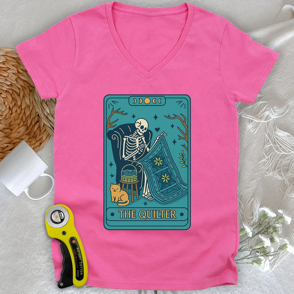 The Quilter Lady V-neck