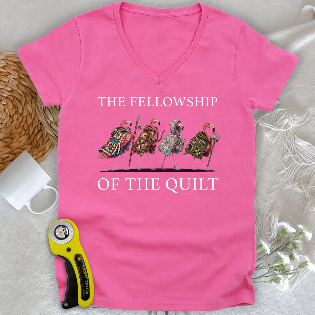 The Quilting Fellowship Lady V-neck