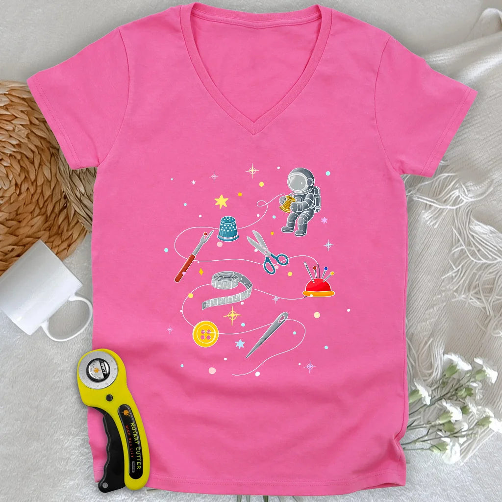 Through the Stars Lady V-neck