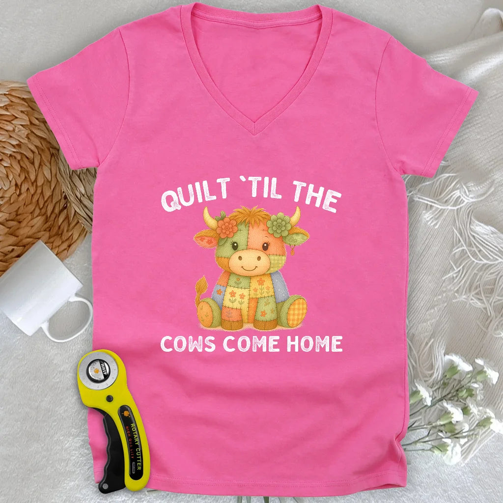 Til The Cows Come Home Lady V-neck