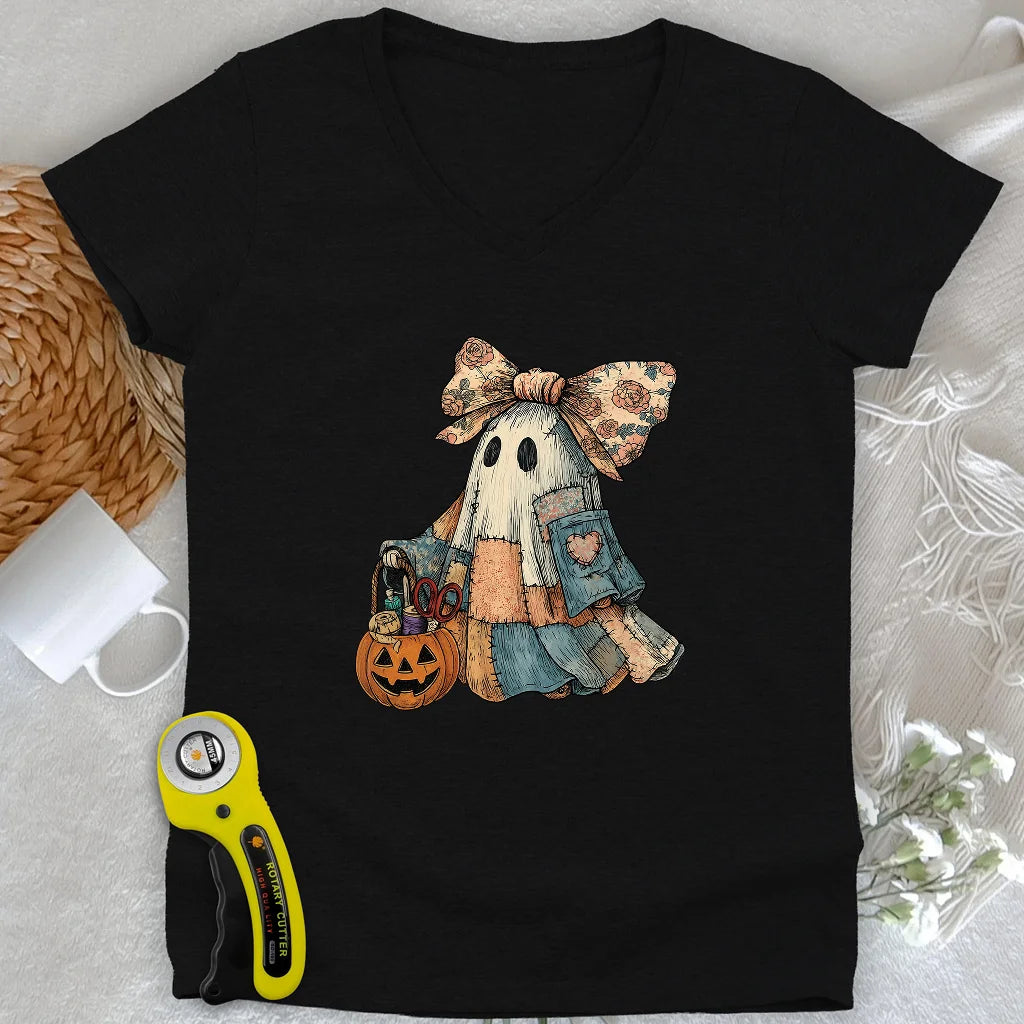 Bow-Boo Lady V-neck