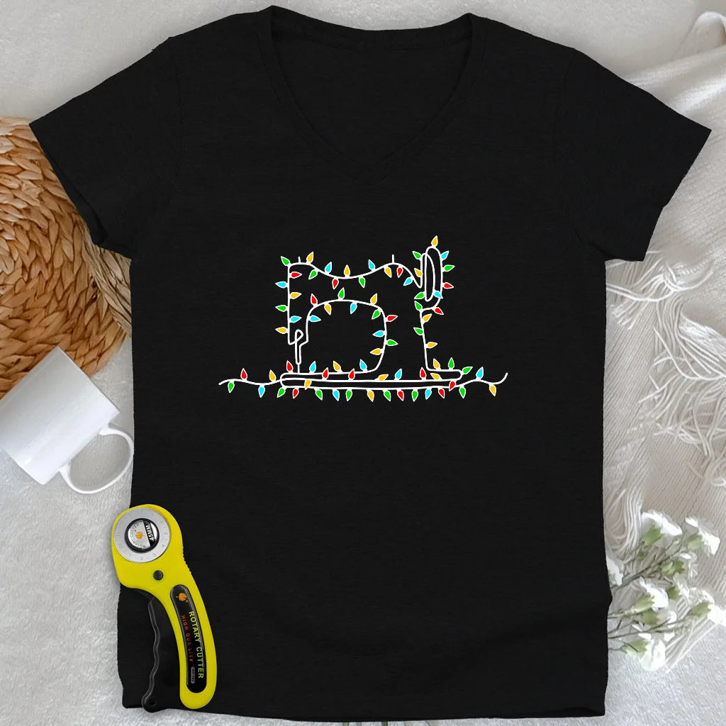 Bright Machine Lady V-neck