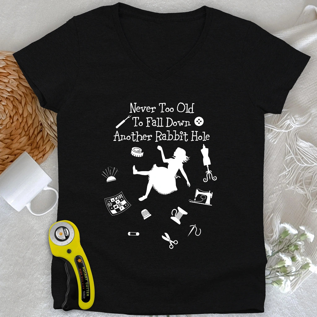 Down The Rabbit Hole V-neck