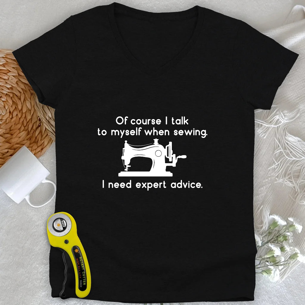 Expert Advice Lady V-neck