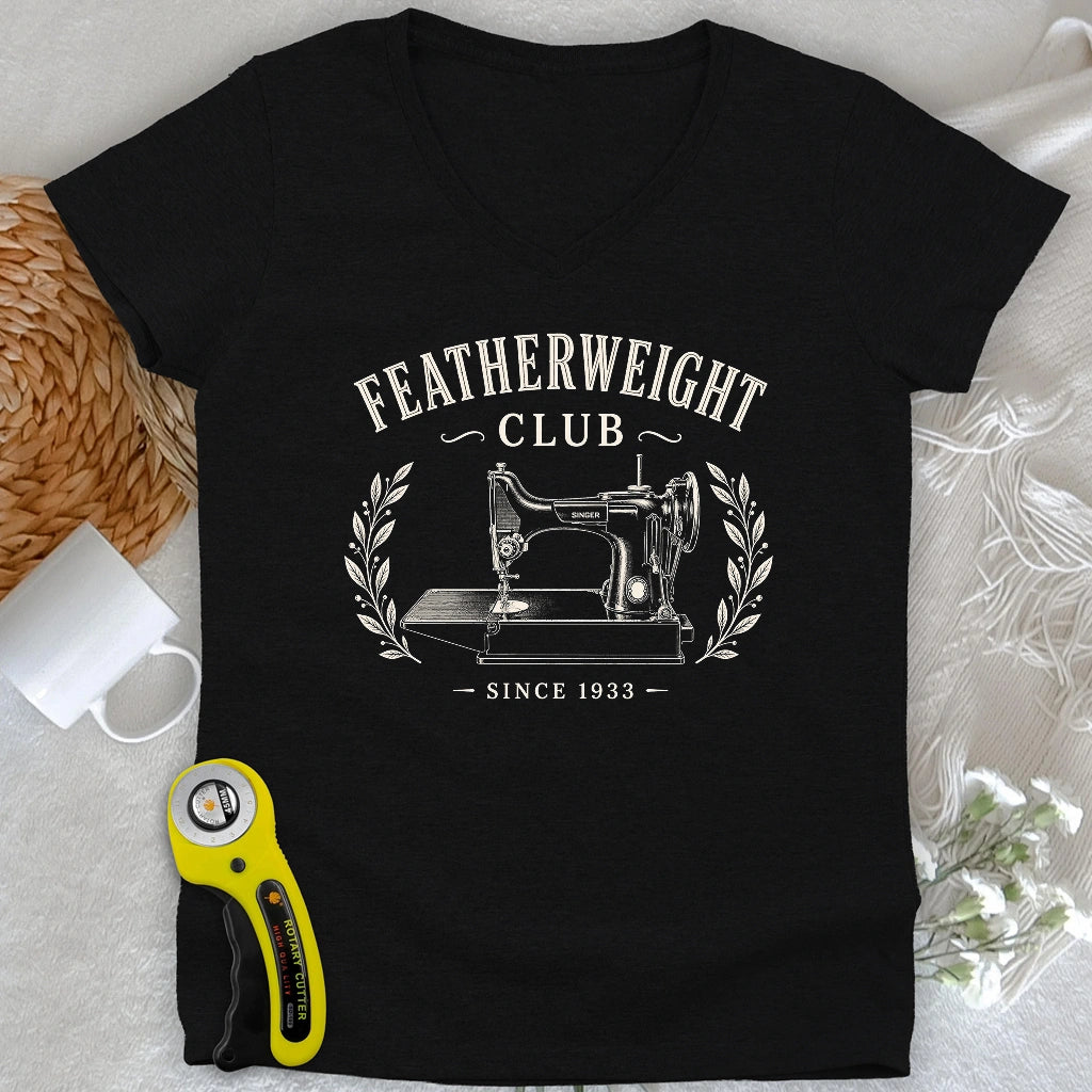 Featherweight Club Lady V-neck